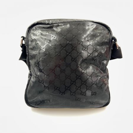  GUCCI グッチ GGインプリメ  ショルダーバッグ 斜め掛け 201448 520981 ブラック