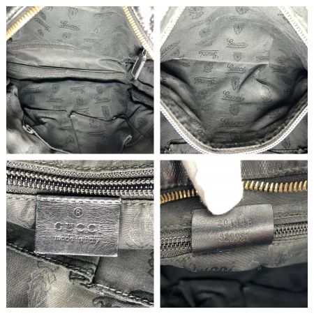  GUCCI グッチ GGインプリメ  ショルダーバッグ 斜め掛け 201448 520981 ブラック