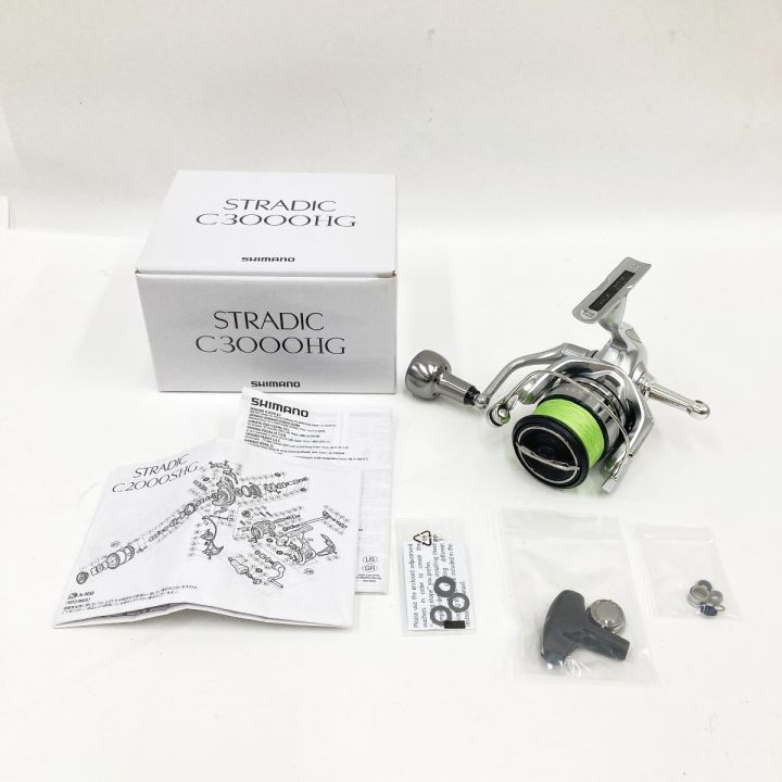 SHIMANO シマノ STRADIC 19ストラディック C3000HG-L 04019 ハンドルカスタム スピニングリール ｜中古｜なんでもリサイクルビッグバン