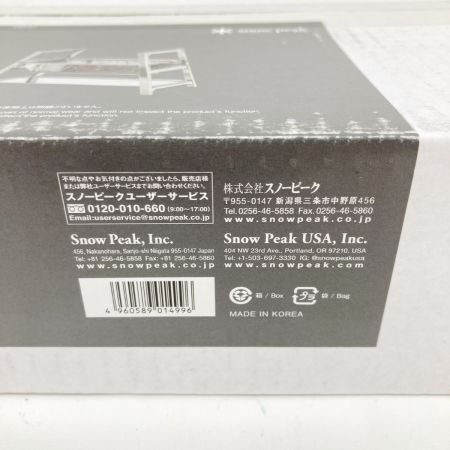  snowpeak スノーピーク 焚き火台 SR ST-021 未使用品