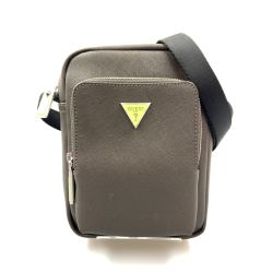 〇〇 GUESS ゲス メッセンジャーバッグ ショルダーバッグ  カーキ Bランク