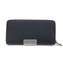 〇〇 DIESEL ディーゼル ラウンドファスナー 長財布 6267 ブラック x レッド Aランク