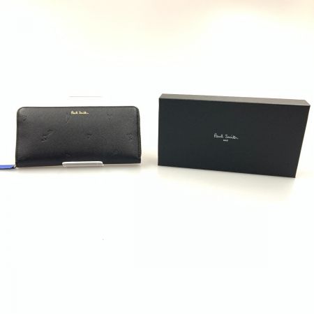  Paul Smith ポールスミス ポールスミス スミシーハート ラウンドファスナー 長財布 PWU804 ブラック