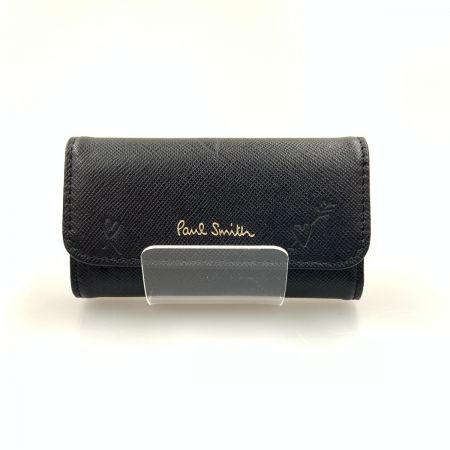  Paul Smith ポールスミス スミシーハート 4連 キーケース PWU801 ブラック