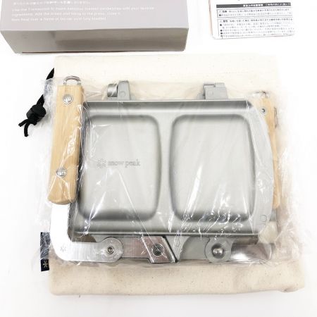  snowpeak スノーピーク ホットサンドクッカー トラメジーノ GR-009R 未使用品