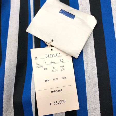  BETTYSBLUE メンズ ジャケット ストライプ サイズFree 81411311 ブルー