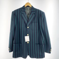 〇〇 VERO MODA メンズ ジャケット ストライプ サイズL 12201 グリーン Sランク