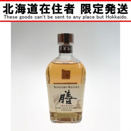 【北海道内限定発送】 SUNTORY サントリー サントリー 膳 二条大麦 100% 640ml 40% 未開栓