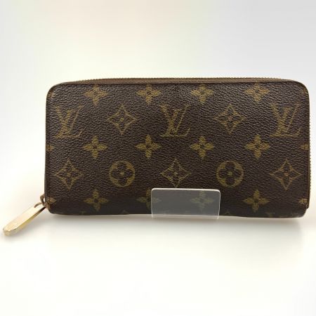  LOUIS VUITTON ルイヴィトン モノグラム ジッピーウォレット ラウンドファスナー長財布  M42616 ブラウン 現状渡し