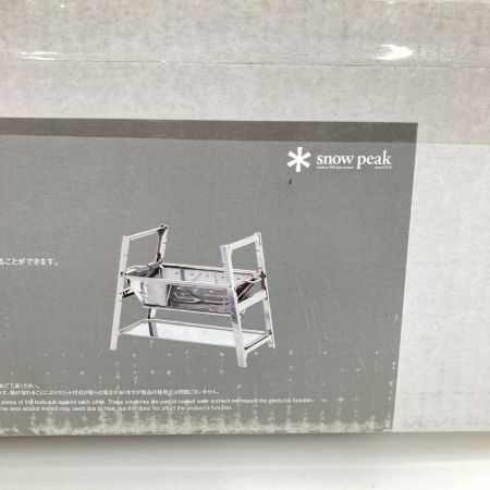  snowpeak スノーピーク 焚き火台 SR ST-021 キャンプ アウトドア 未開封品