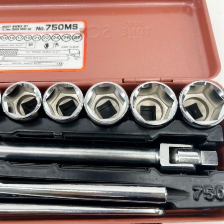  TONE トネ ハンドツール ソケット TONE 750MS 6角ソケットレンチセット 750MS
