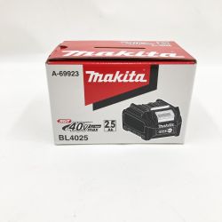 〇〇 MAKITA マキタ 40Vmax 2.5Ah リチウムイオンバッテリ BL4025 未使用品 Sランク