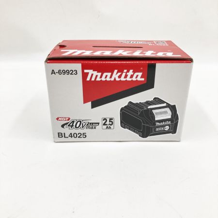  MAKITA マキタ 40Vmax 2.5Ah リチウムイオンバッテリ BL4025 未使用品