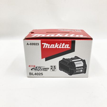  MAKITA マキタ 40Vmax 2.5Ah リチウムイオンバッテリ BL4025 未使用品