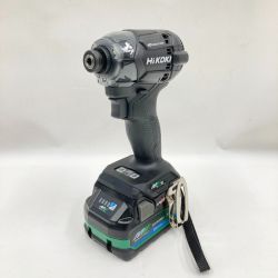 〇〇 HiKOKI ハイコーキ コードレスインパクトドライバ Bluetooth搭載蓄電池1個 WH36DC ブラック 未使用品 Sランク