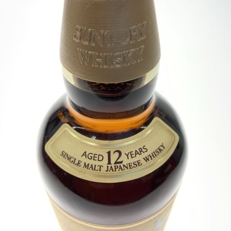 【北海道内限定発送】 YAMAZAKI 山崎/サントリー シングルモルト ジャパニーズ ウイスキー 700ml 12年 43%  未開栓