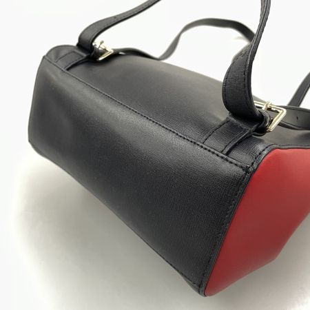  Paul Smith ポールスミス レディース リュック レザー ネイビー×レッド