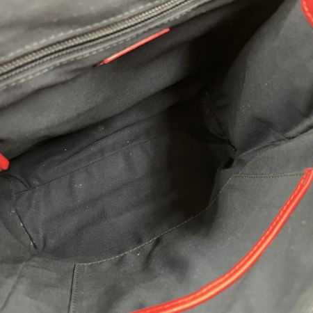  Paul Smith ポールスミス レディース リュック レザー ネイビー×レッド