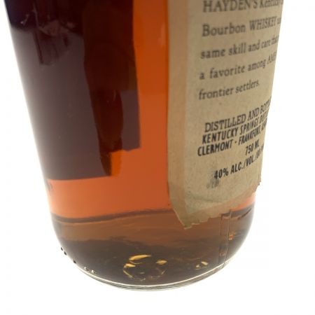   バーボンウイスキー ベーシル ヘイデン 750ml 40％ 未開栓