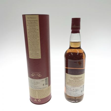   GLENDRONACH ORIGINAL グレンドロナック オリジナル 12年 43度 700ml ウィスキー  未開栓