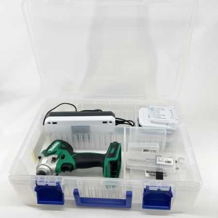  MAKITA マキタ インパクトドライバ 14.4V コードレス式  MTD001D グリーン バッテリー２個、充電器、ケース付き