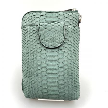  レディース 3WAY スマホポシェット パイソン本革  TK-20PS097 グリーン