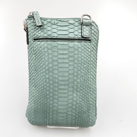   レディース 3WAY スマホポシェット パイソン本革  TK-20PS097 グリーン