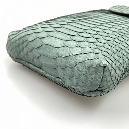   レディース 3WAY スマホポシェット パイソン本革  TK-20PS097 グリーン