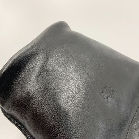  IL BISONTE イルビゾンテ 2WAY ショルダーバッグ ハンドバッグ ブラック