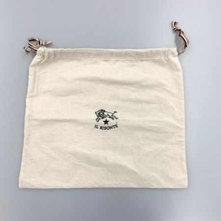  IL BISONTE イルビゾンテ 2WAY ショルダーバッグ ハンドバッグ ブラック