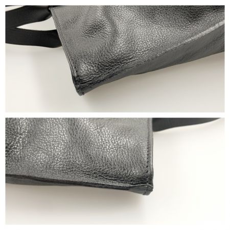  IL BISONTE イルビゾンテ トートバッグ ハンドバッグ ブラック