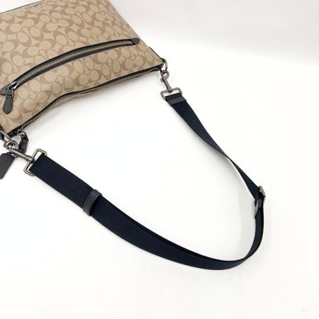 COACH コーチ シグネチャー 斜め掛け ショルダーバッグ  F78722 ベージュ