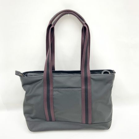  COACH コーチ ナイロン トートバッグ CA208 ワインレッド x ブラック