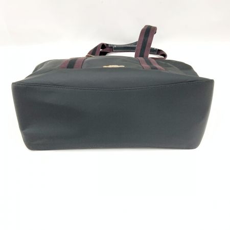  COACH コーチ ナイロン トートバッグ CA208 ワインレッド x ブラック