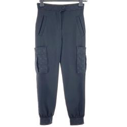 〇〇 LOUIS VUITTON ルイヴィトン モノグラム ディテール カーゴパンツ size 34 ブラック Aランク