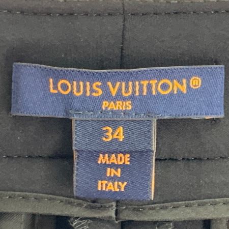  LOUIS VUITTON ルイヴィトン モノグラム ディテール カーゴパンツ size 34 ブラック