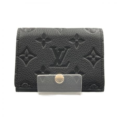  LOUIS VUITTON ルイヴィトン モノグラム アンプラント アンヴェロップ カルト ドゥ ヴィジット カードケース M58456 ブラック