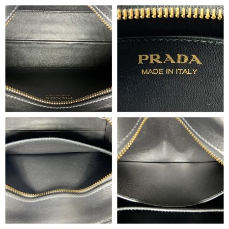  PRADA プラダ エスプラナード バッグ ショルダーバッグ 1BH043 ブラック x ブラウン
