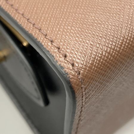  PRADA プラダ エスプラナード バッグ ショルダーバッグ 1BH043 ブラック x ブラウン