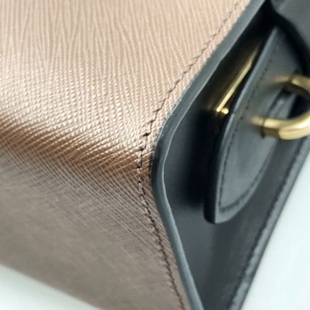  PRADA プラダ エスプラナード バッグ ショルダーバッグ 1BH043 ブラック x ブラウン