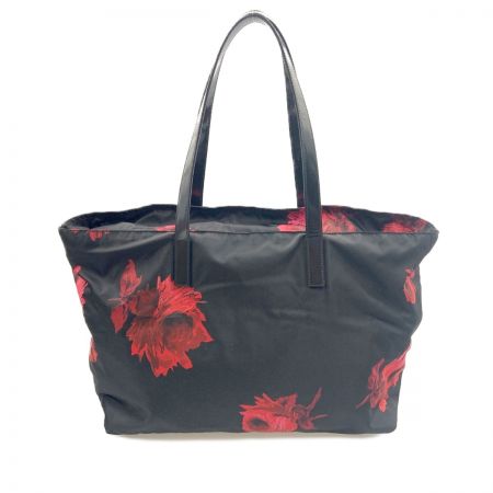  PRADA プラダ ナイロン 花柄 ショルダーバッグ BR3254 ブラック