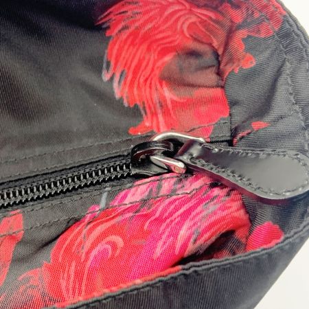  PRADA プラダ ナイロン 花柄 ショルダーバッグ BR3254 ブラック