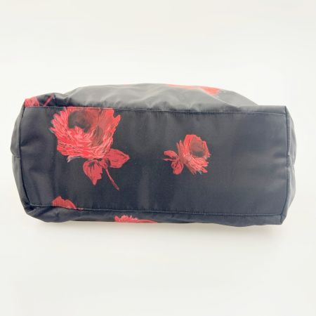  PRADA プラダ ナイロン 花柄 ショルダーバッグ BR3254 ブラック