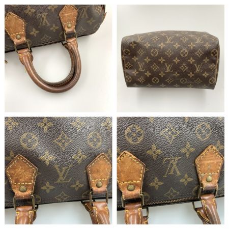  LOUIS VUITTON ルイヴィトン モノグラム スピーディ25  ハンドバッグ M41528 ブラウン 現状渡し