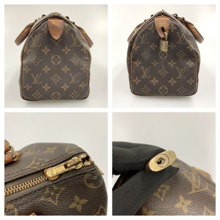  LOUIS VUITTON ルイヴィトン モノグラム スピーディ25  ハンドバッグ M41528 ブラウン 現状渡し