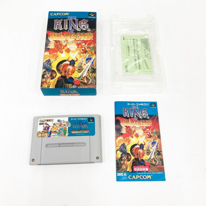 CAPCOM カプコン ザ キング オブ ドラゴンズ SFC スーパーファミコン ゲームソフト THE KING OF DRAGONS 現状渡し  ジャンク品｜中古｜なんでもリサイクルビッグバン