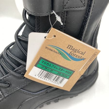  丸五 マジカルフォレスター #005 26.0cm 作業靴 安全靴 ブラック 未使用品