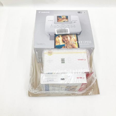  CANON キャノン コンパクト フォトプリンター インク・用紙付 SELPHY CP910 未使用品