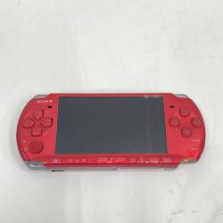 〇〇 SONY ソニー PlayStation Portable 動作品 PSP3000 レッド 本体のみ バッテリ無  Cランク