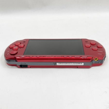  SONY ソニー PlayStation Portable 動作品 PSP3000 レッド 本体のみ バッテリ無 